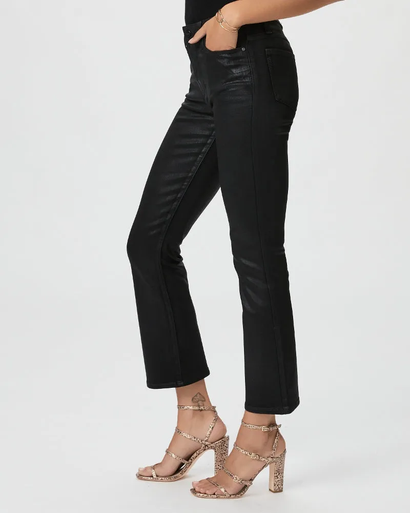 Paige Claudine Pants in Black Fog Luxe Coating