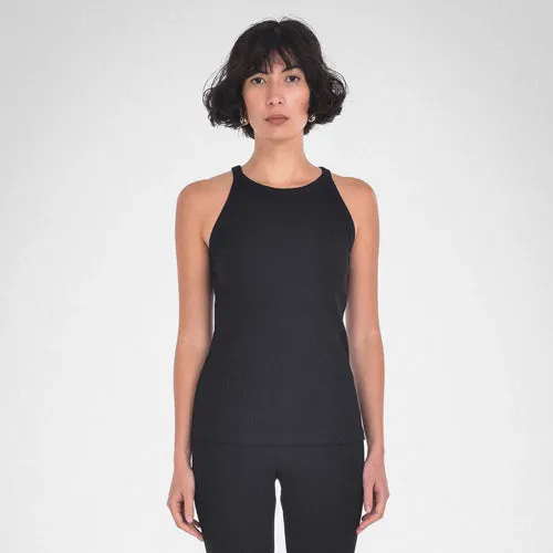 Paper Label Olivia Tank Black