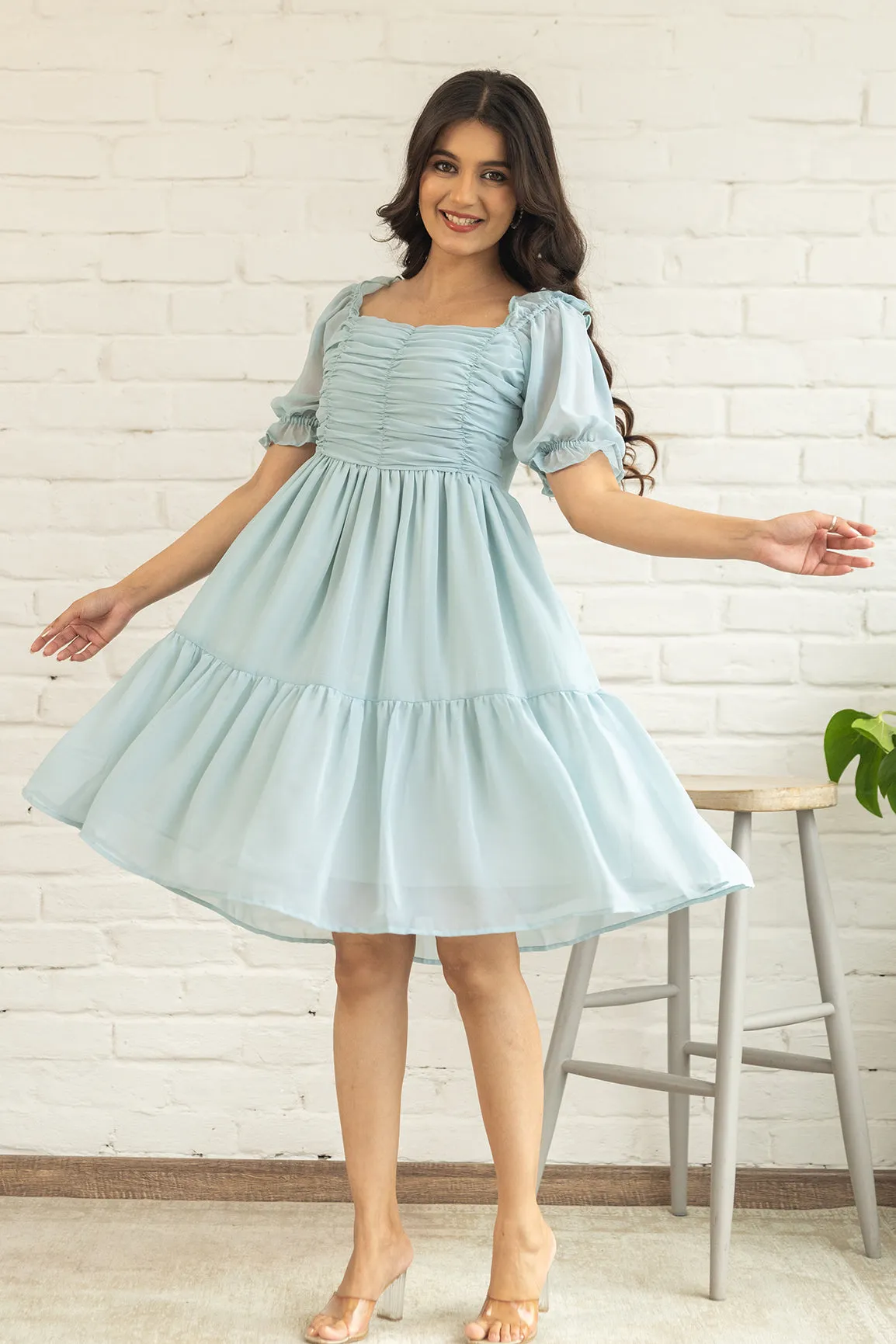 PASTEL GREEN MIDI