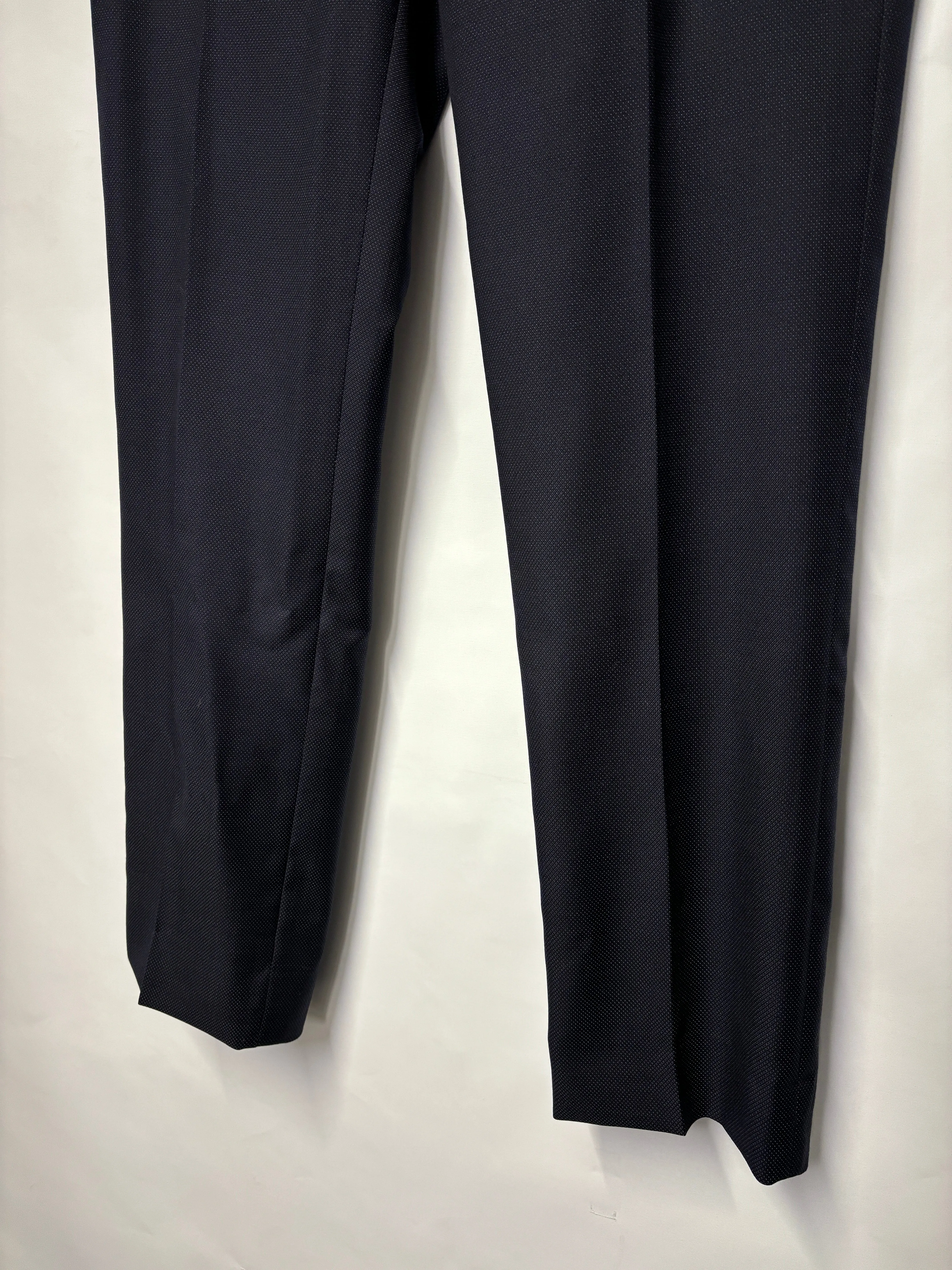 Paul Smith Navy 100% Wool Suit Blazer and Tailored Trousers R38