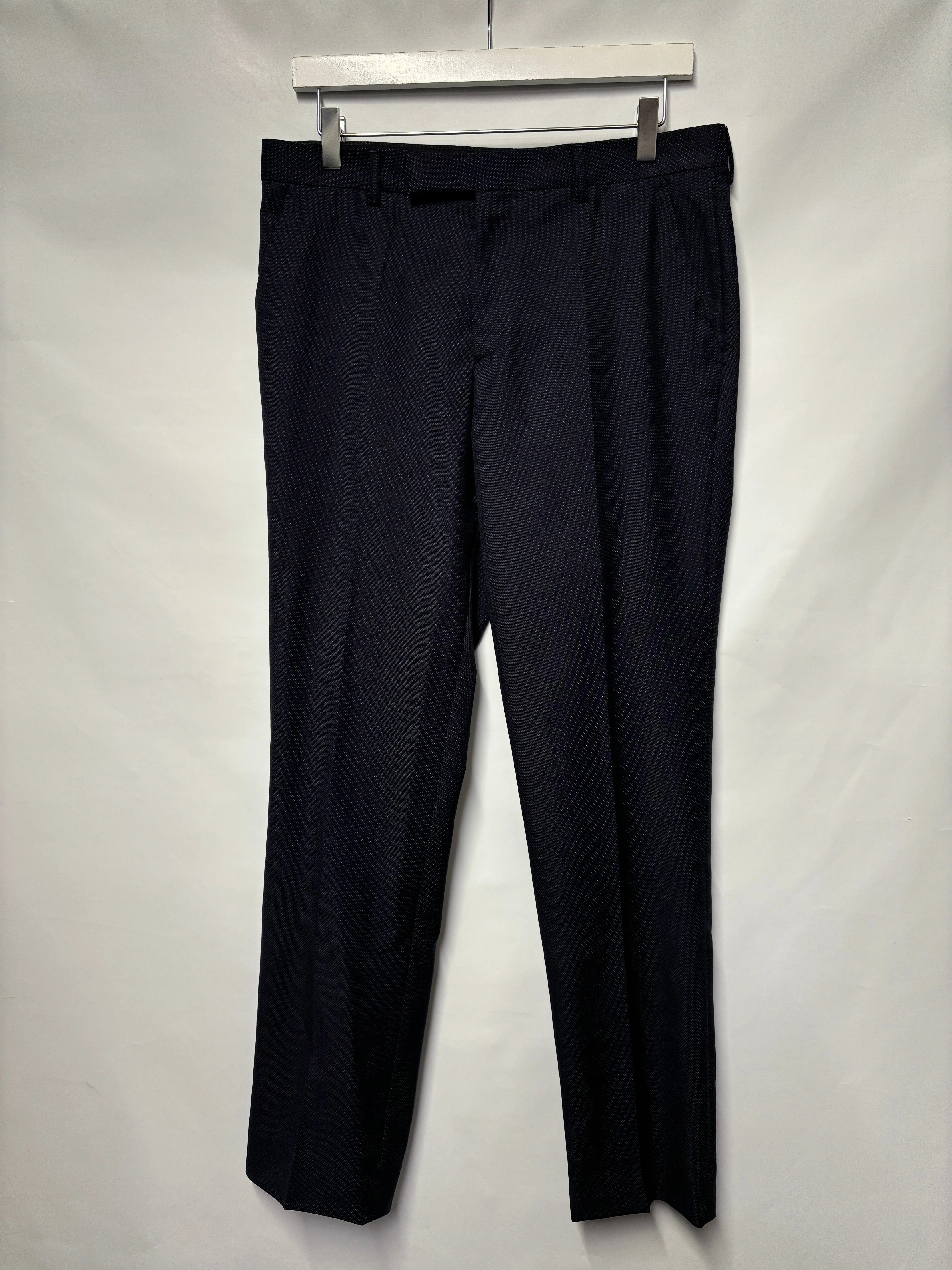Paul Smith Navy 100% Wool Suit Blazer and Tailored Trousers R38