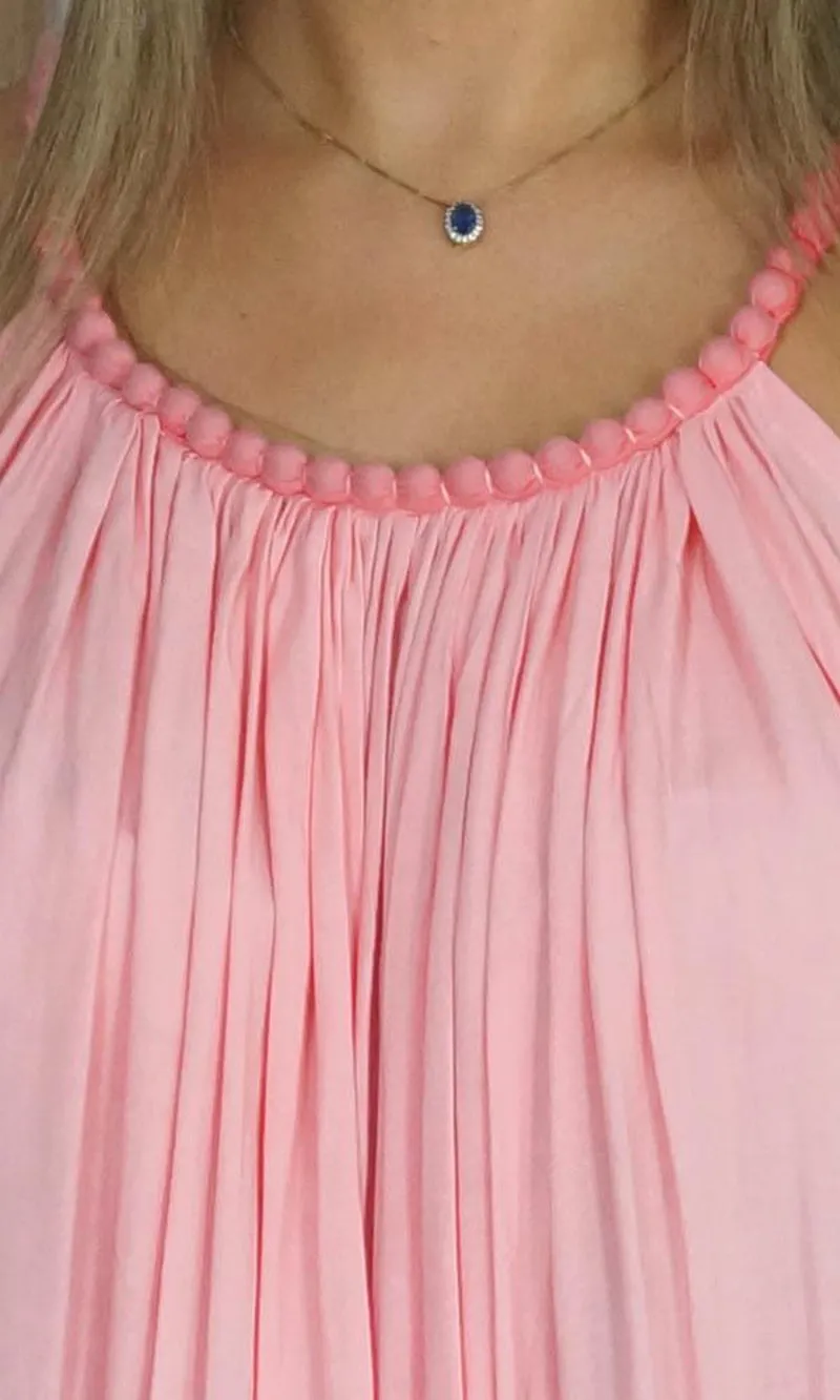 Rayon Dress Delta Long Dip Dye, More Colours