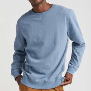 Recycled Fleece Sweatshirt (Blue Mirage)