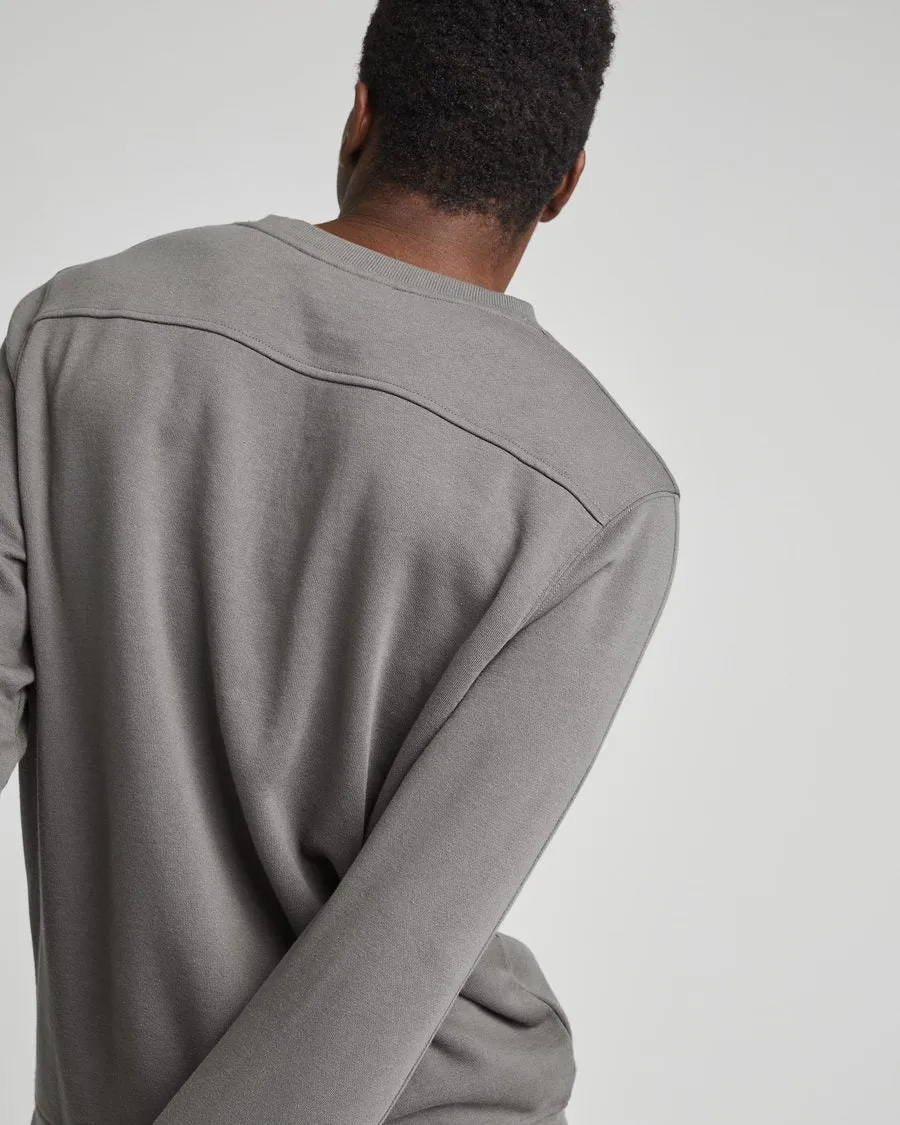 Recycled Fleece Sweatshirt (Gunmetal)