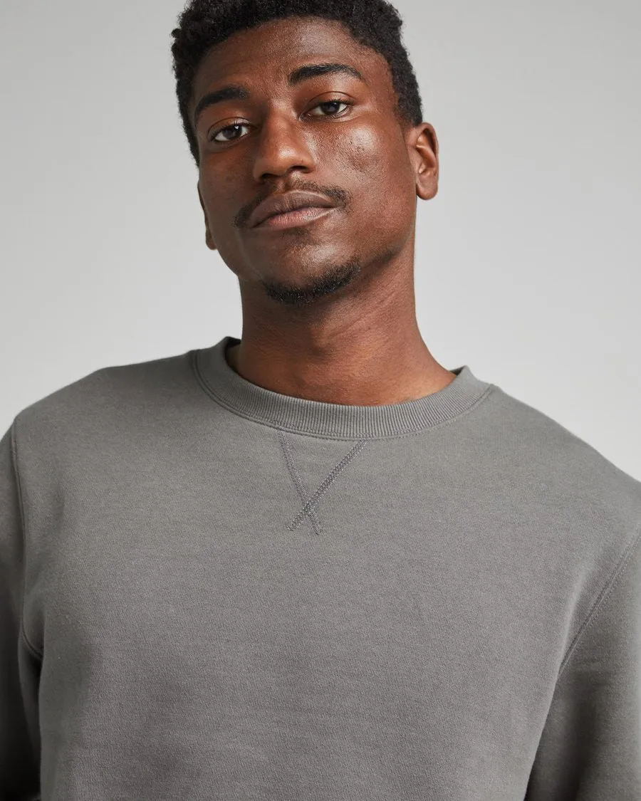 Recycled Fleece Sweatshirt (Gunmetal)