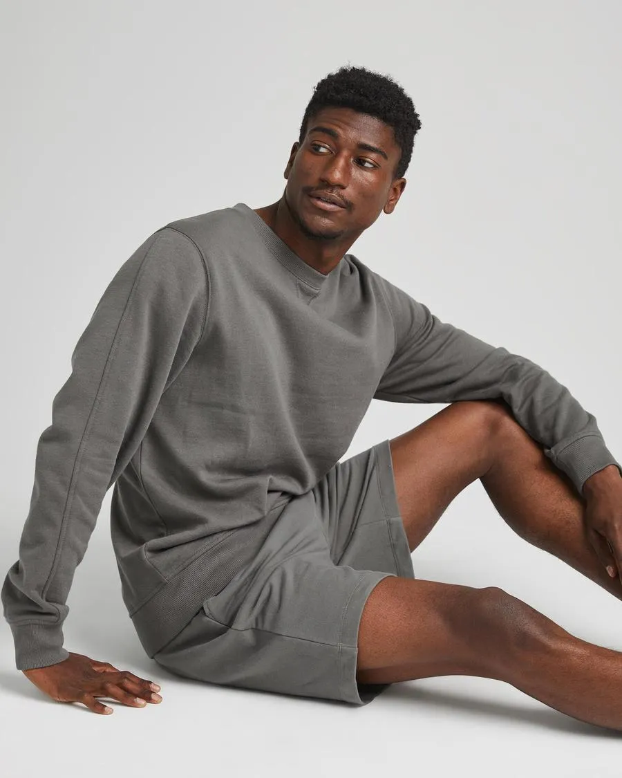 Recycled Fleece Sweatshirt (Gunmetal)
