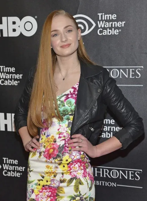 SOPHIE TURNER LEATHER JACKET | WOMEN CELEBRITY LEATHER JACKET BY THE JACKET SELLER