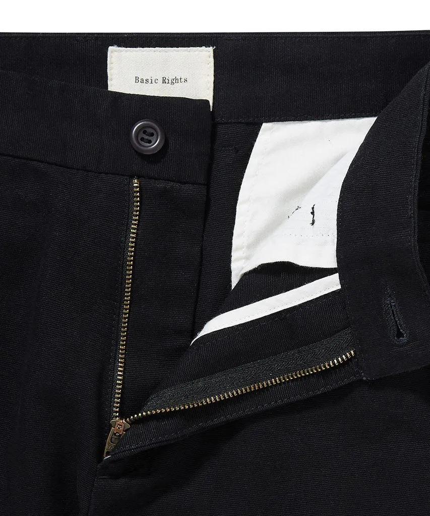Straight Leg Pants - Black