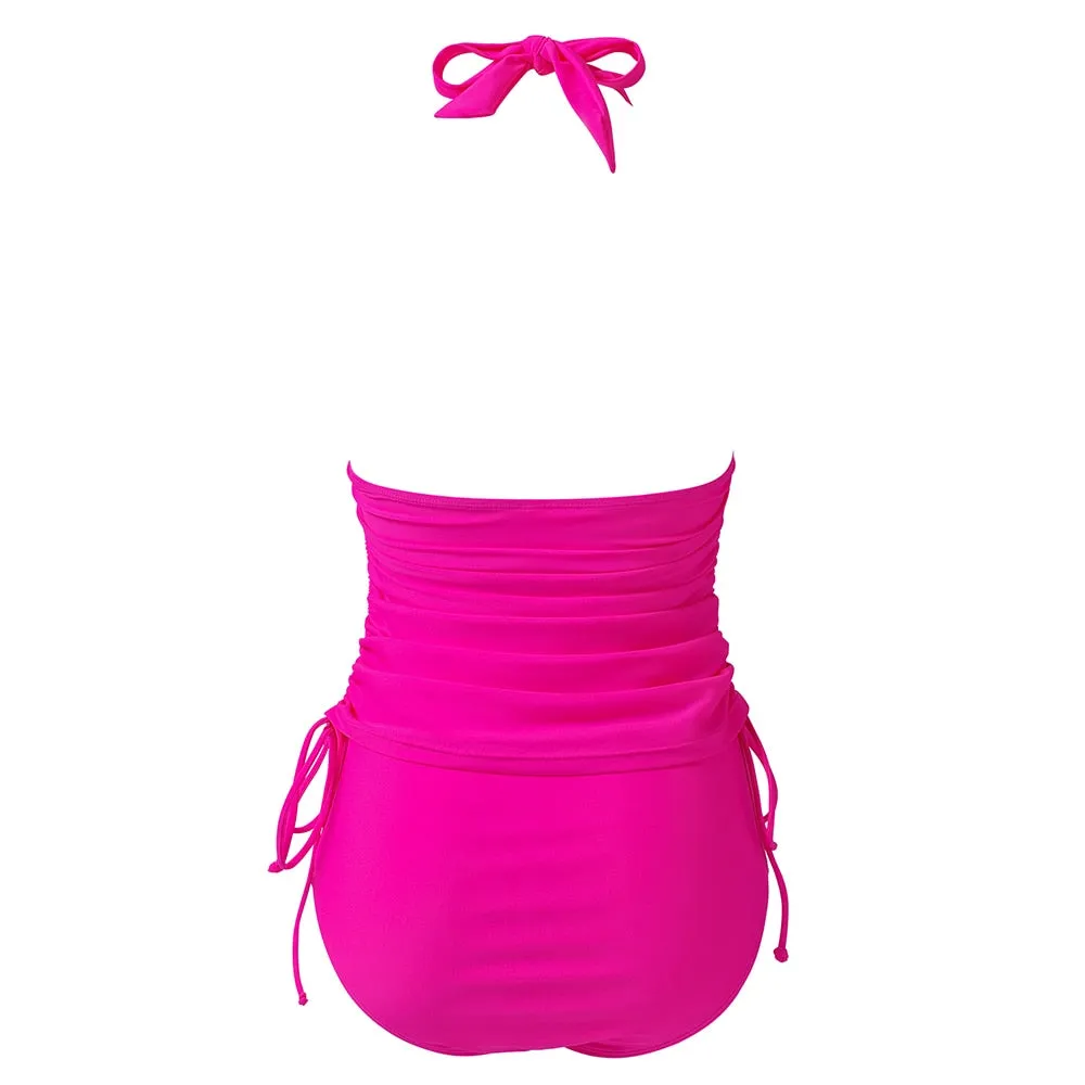 Sunset and Swim Tummy Control Zweiteilige Push-Up-Bikini-Badebekleidung