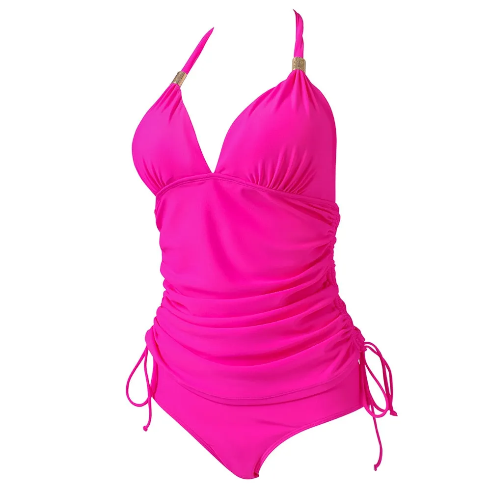 Sunset and Swim Tummy Control Zweiteilige Push-Up-Bikini-Badebekleidung