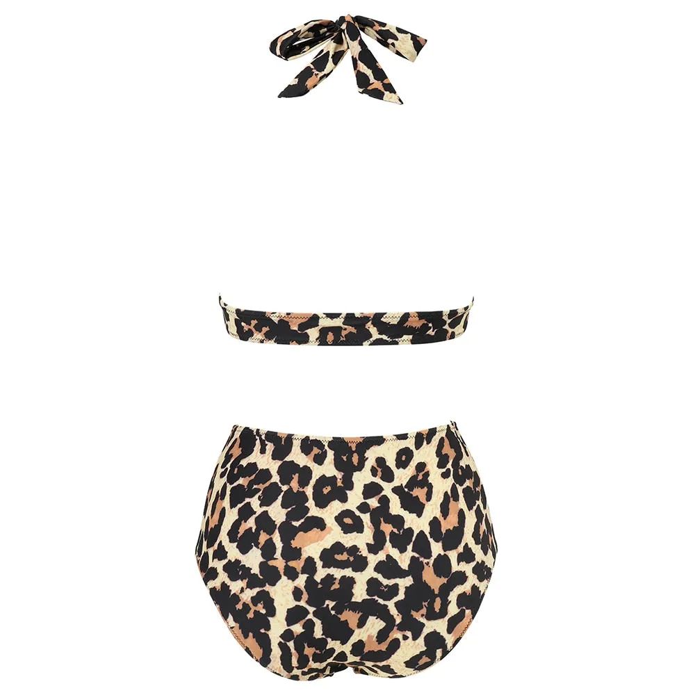 Sunset and Swim Tummy Control Zweiteilige Push-Up-Bikini-Badebekleidung