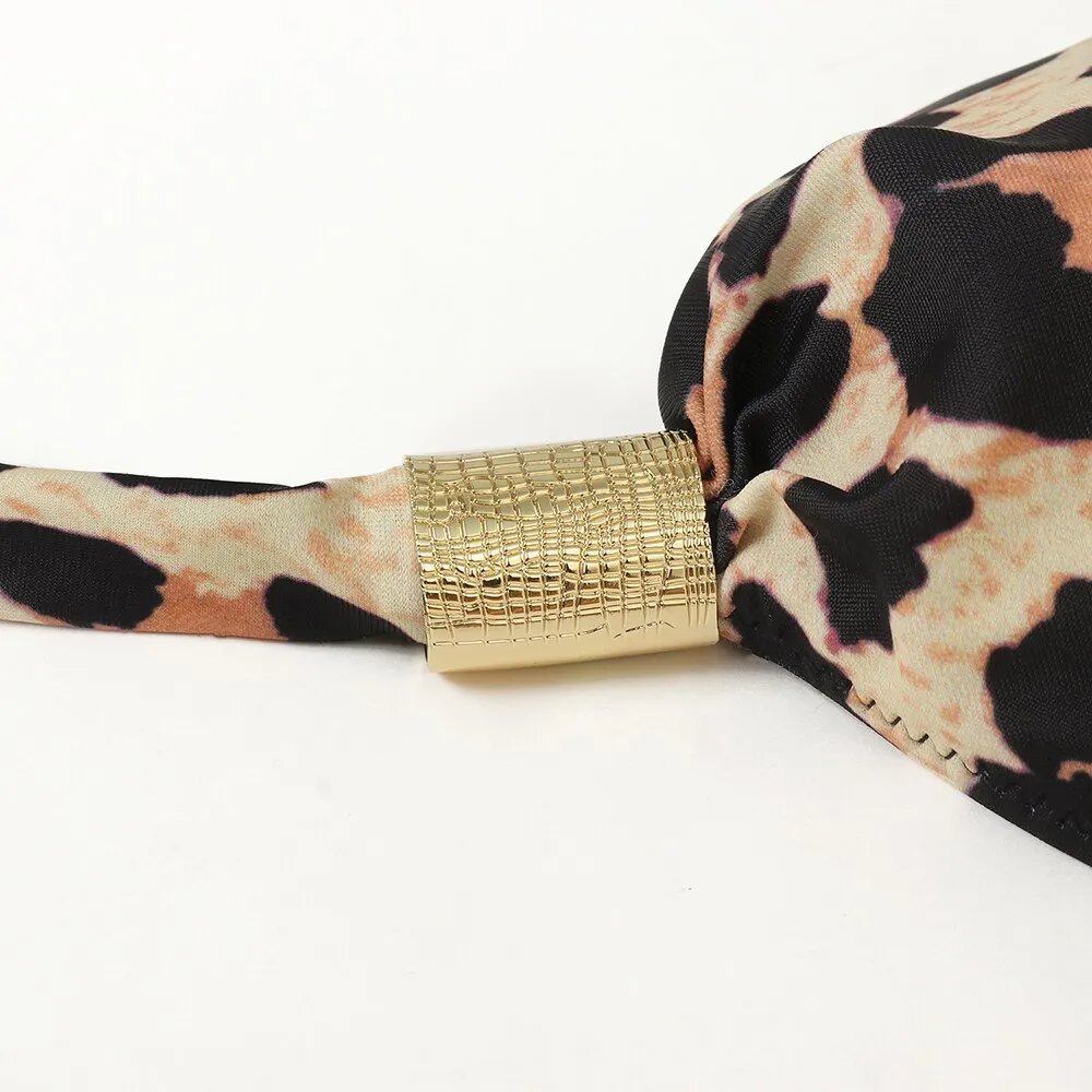 Sunset and Swim Tummy Control Zweiteilige Push-Up-Bikini-Badebekleidung