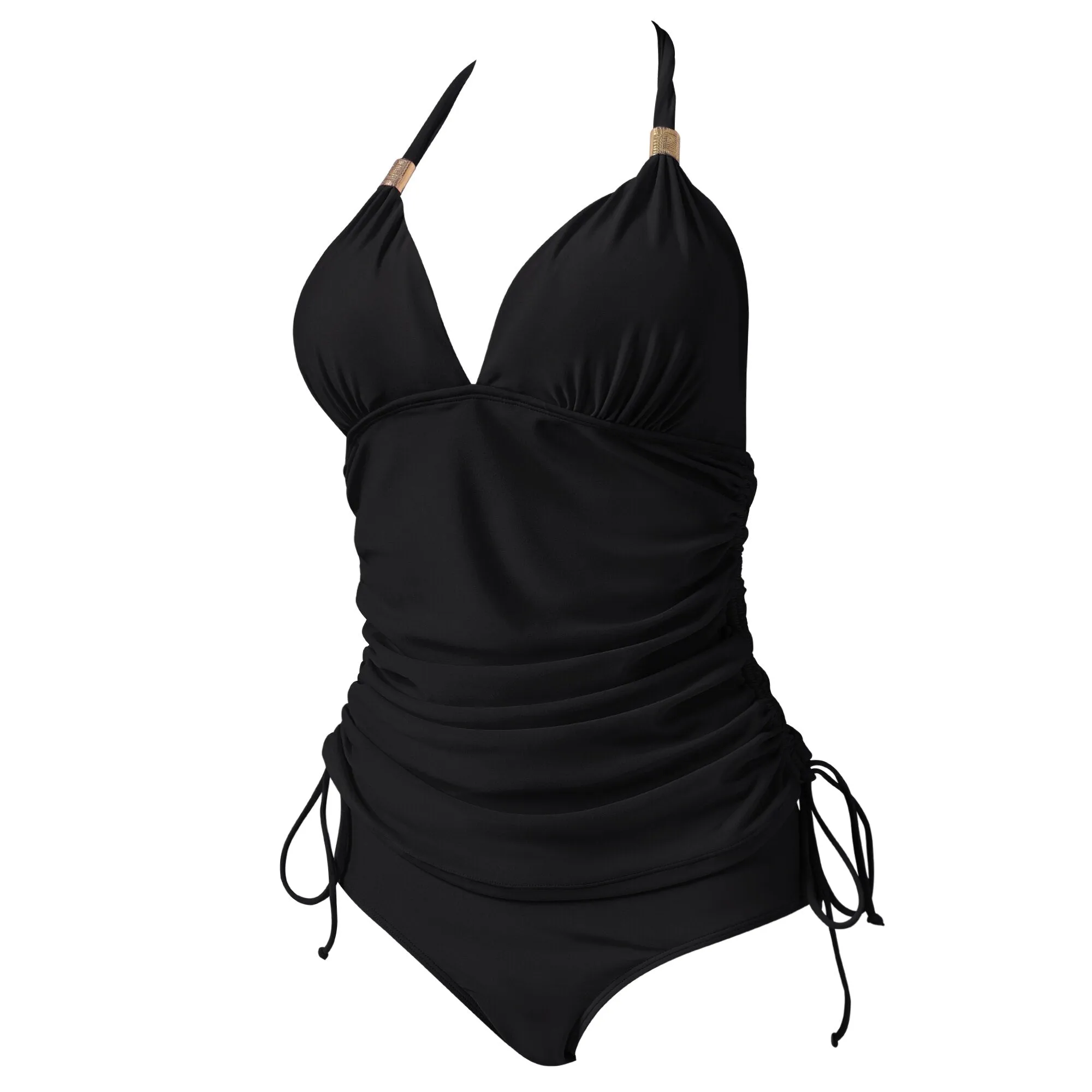 Sunset and Swim Tummy Control Zweiteilige Push-Up-Bikini-Badebekleidung