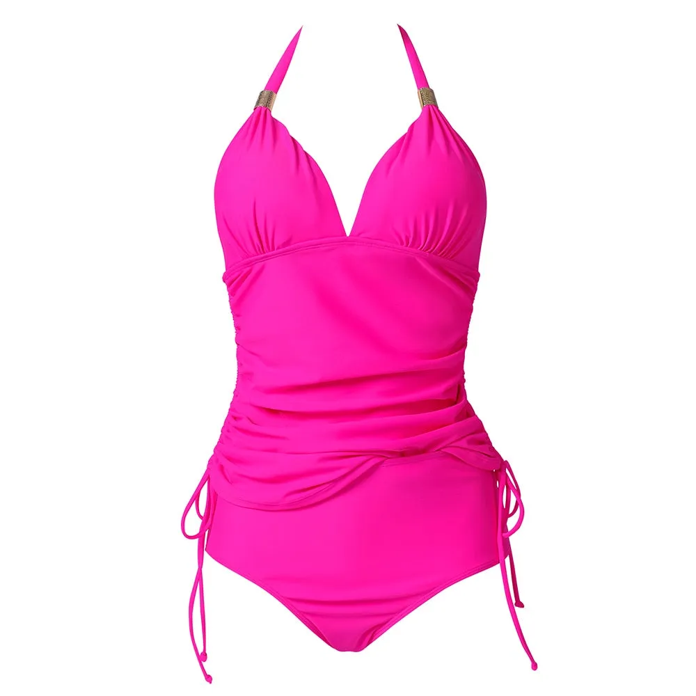 Sunset and Swim Tummy Control Zweiteilige Push-Up-Bikini-Badebekleidung