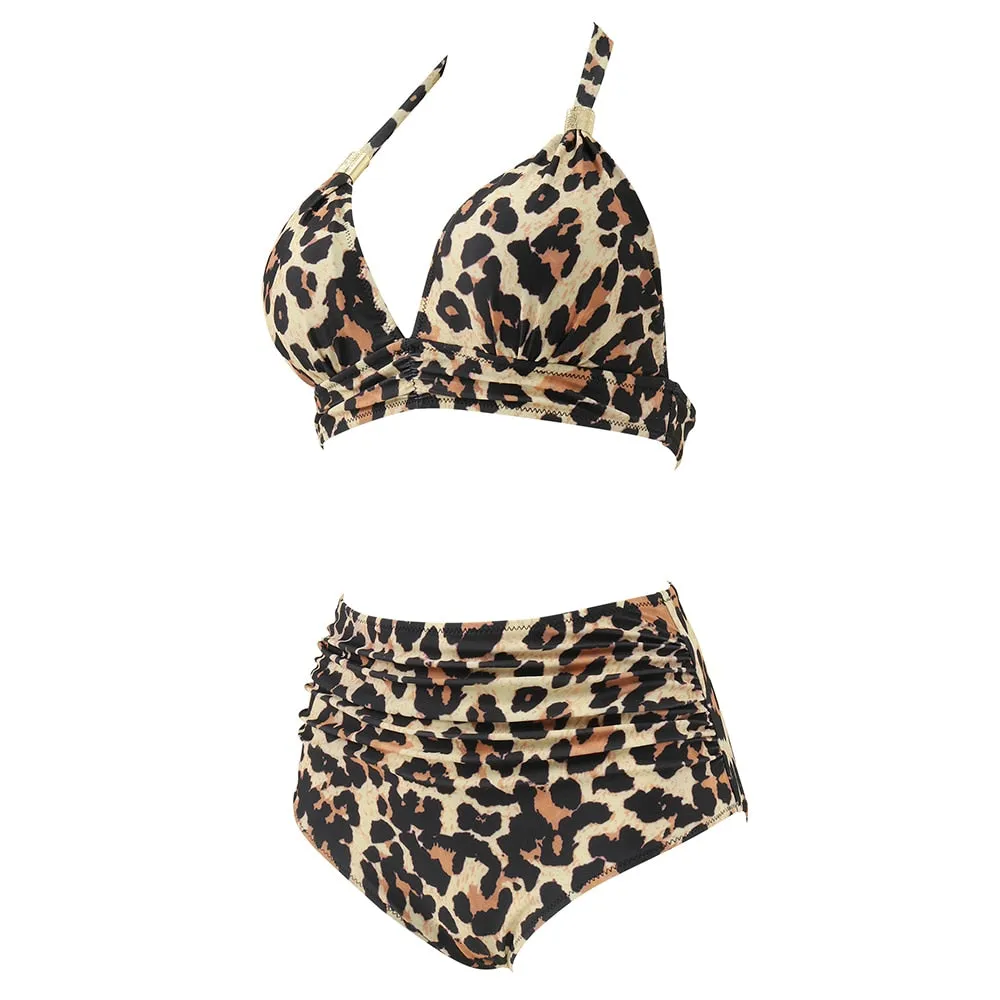 Sunset and Swim Tummy Control Zweiteilige Push-Up-Bikini-Badebekleidung