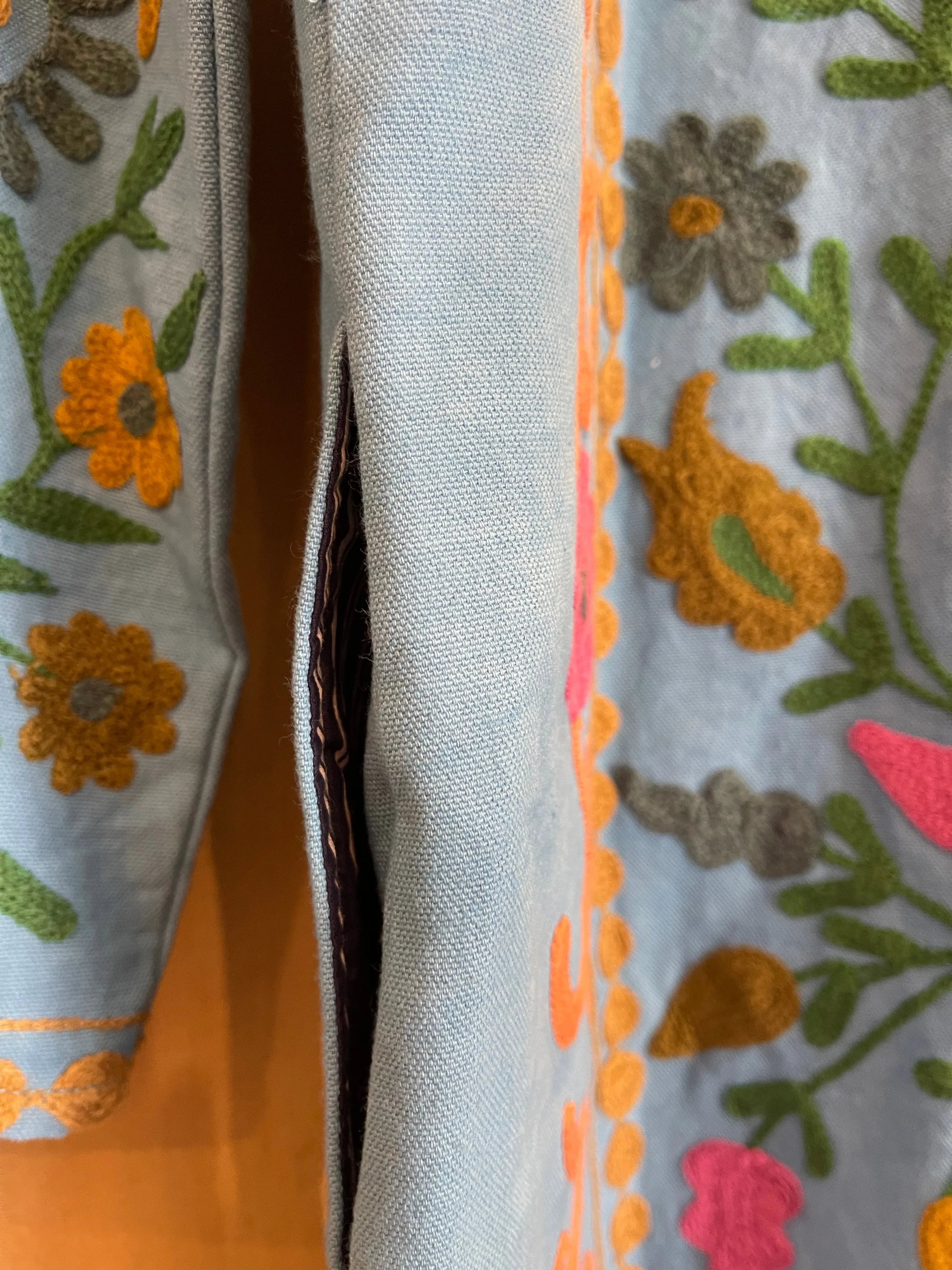 Suzani Tribal Jacket Long - Moonlight Apricot