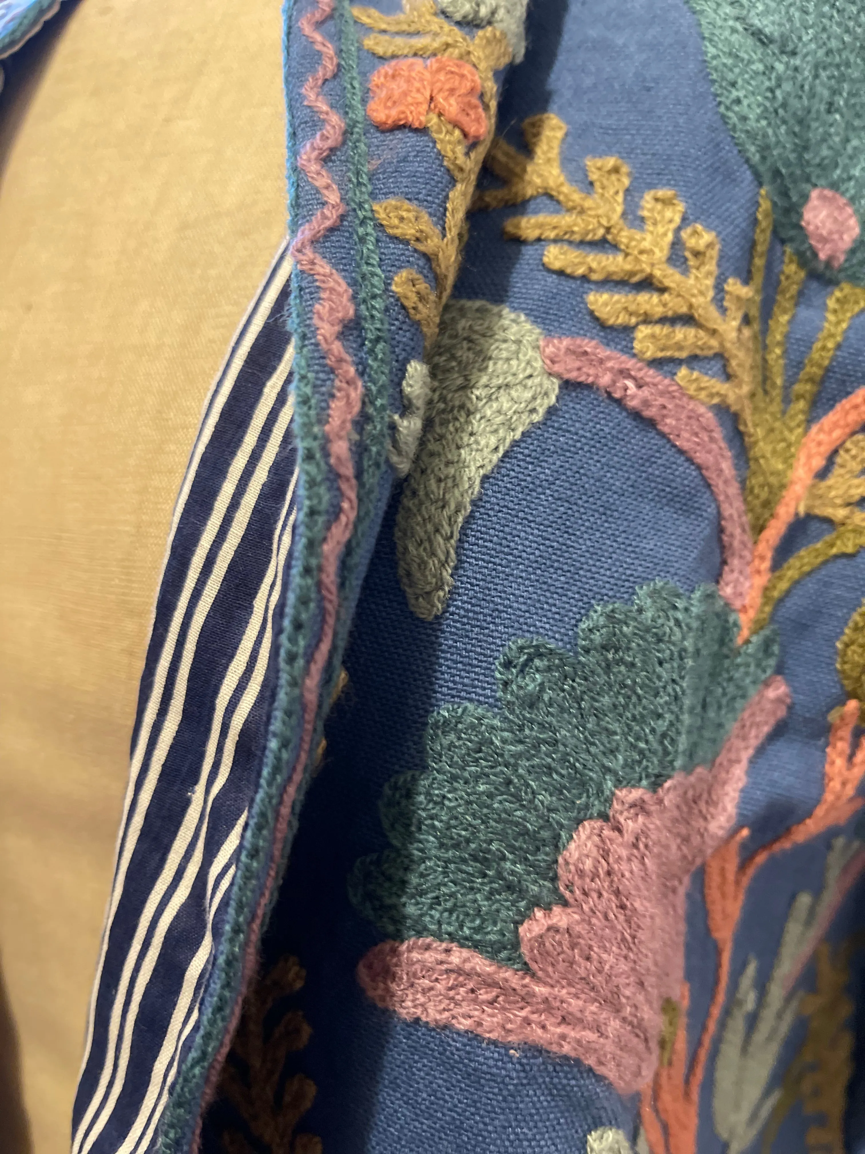Suzani Tribal Jacket Short - Moonlight Sky