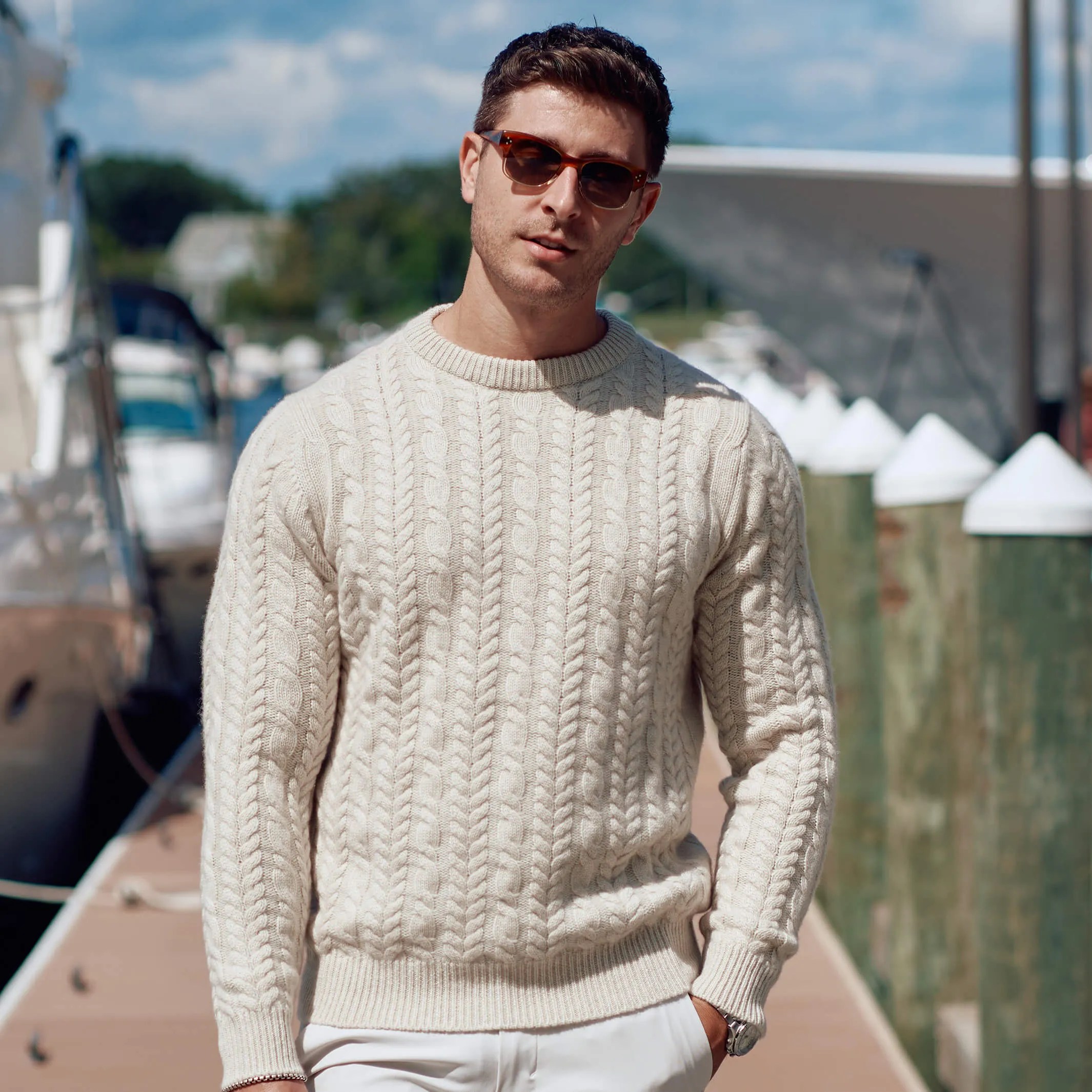 The Gregor Aran Cashmere Sweater