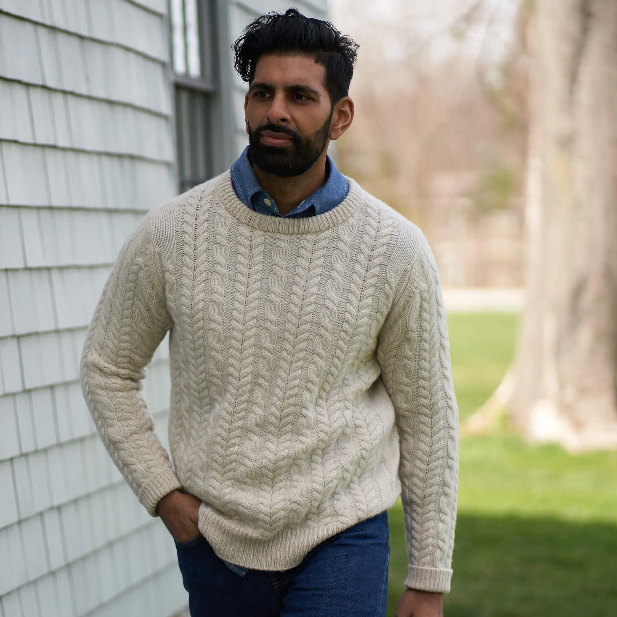 The Gregor Aran Cashmere Sweater