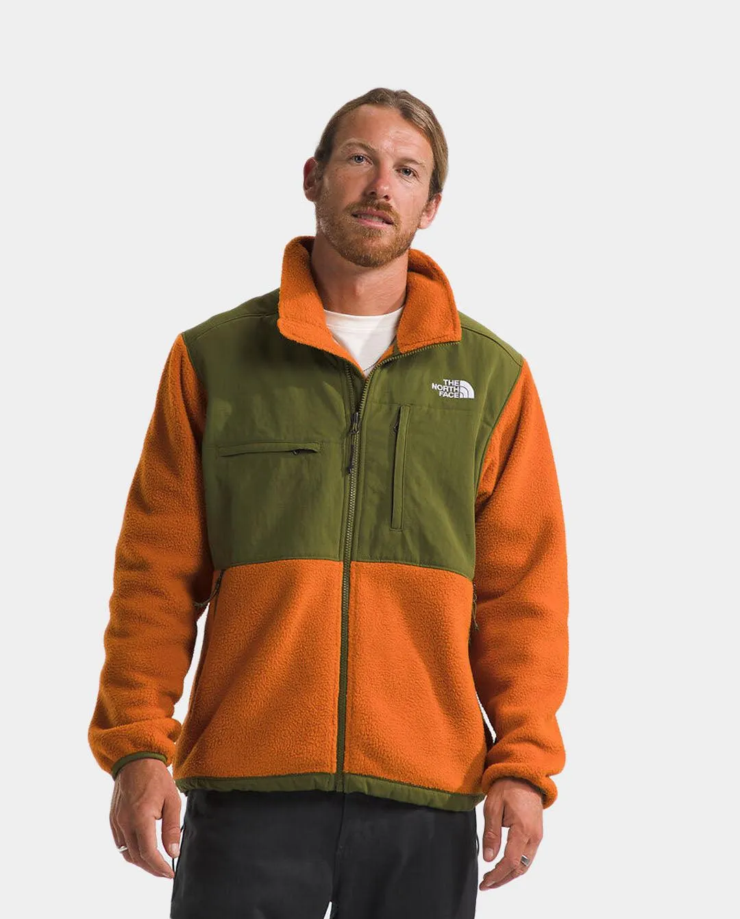The North Face - Denali Ripstop Fleece Jacket - Desert Rust/Forest Olive