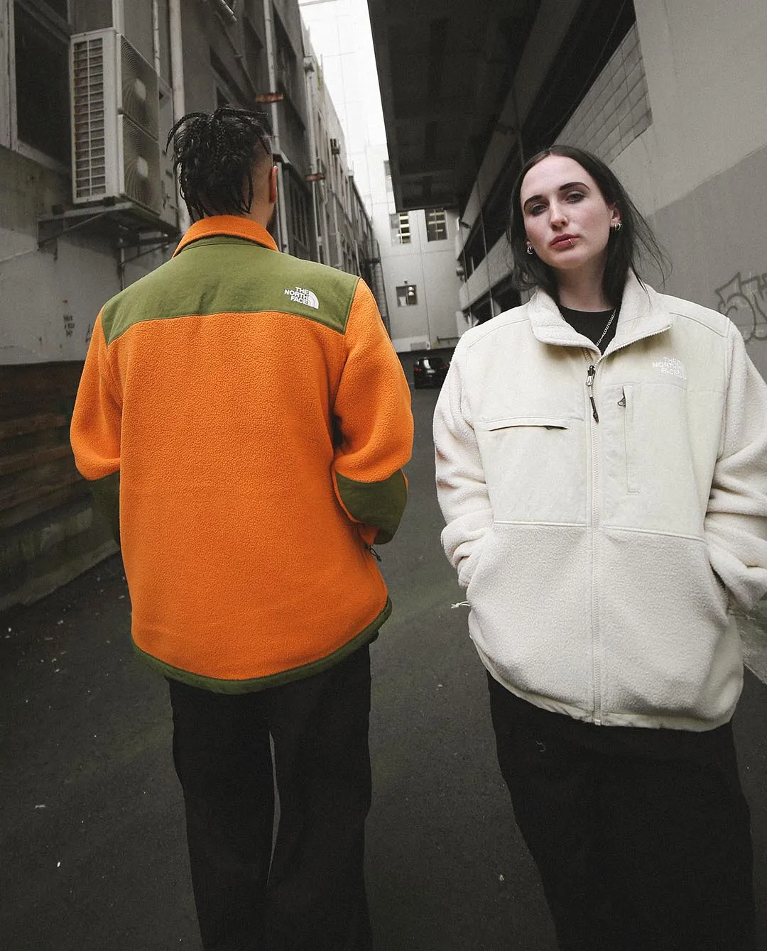 The North Face - Denali Ripstop Fleece Jacket - Desert Rust/Forest Olive