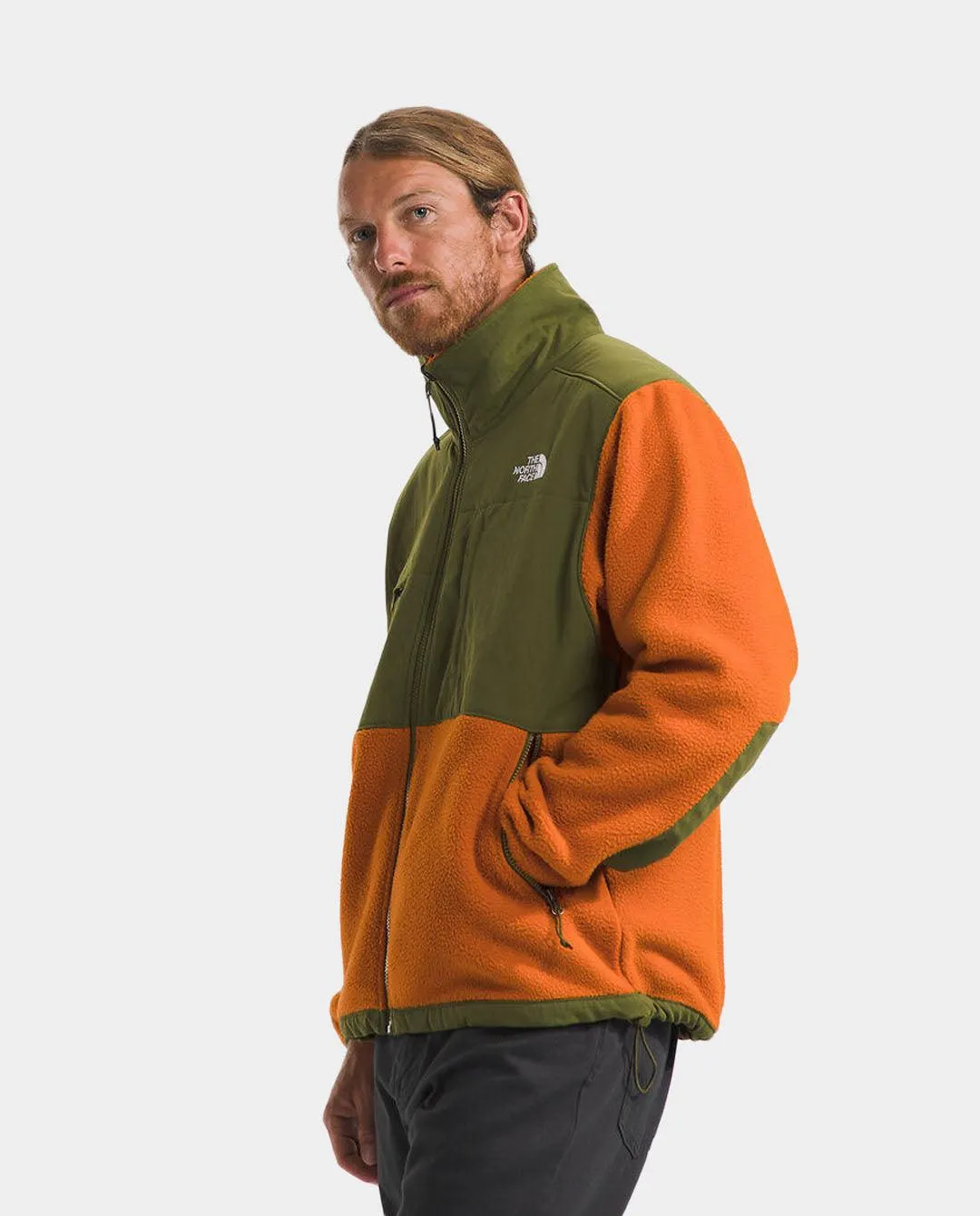 The North Face - Denali Ripstop Fleece Jacket - Desert Rust/Forest Olive