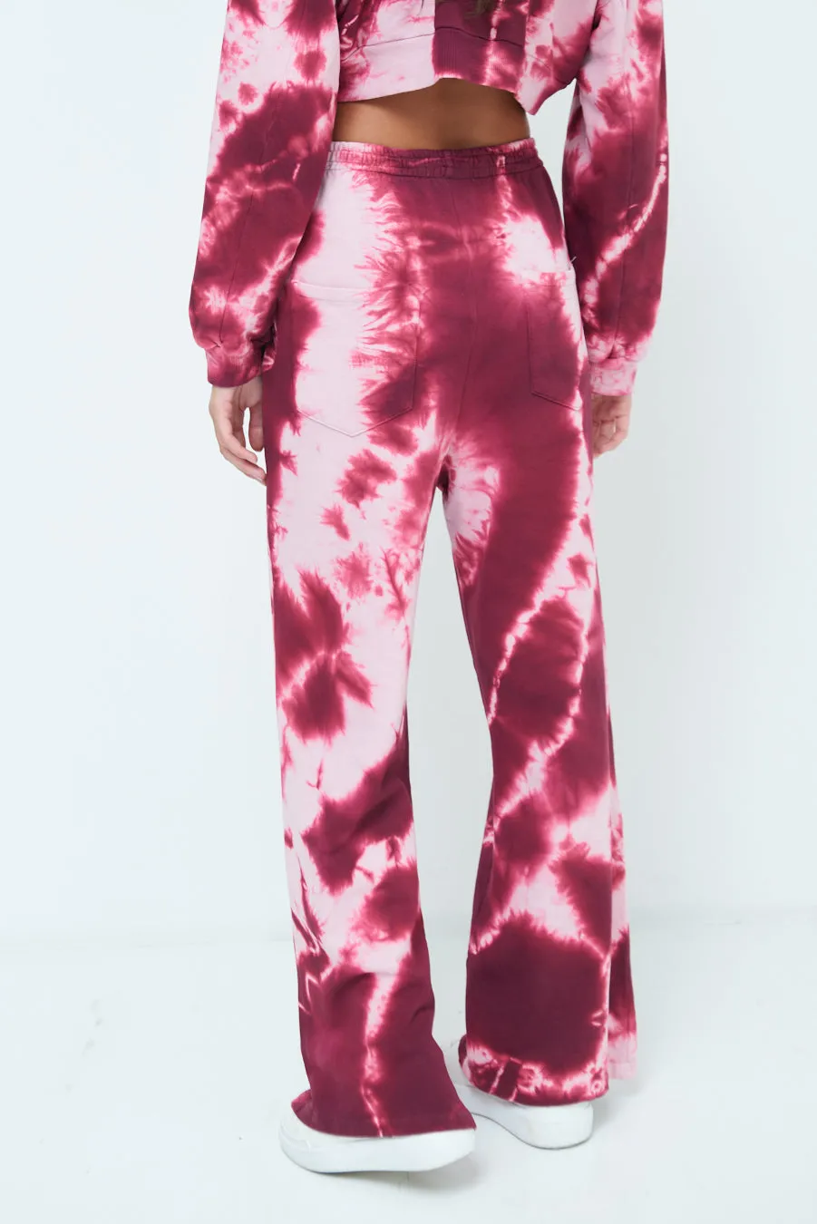 Tie-dye wide-leg pants wholesale
