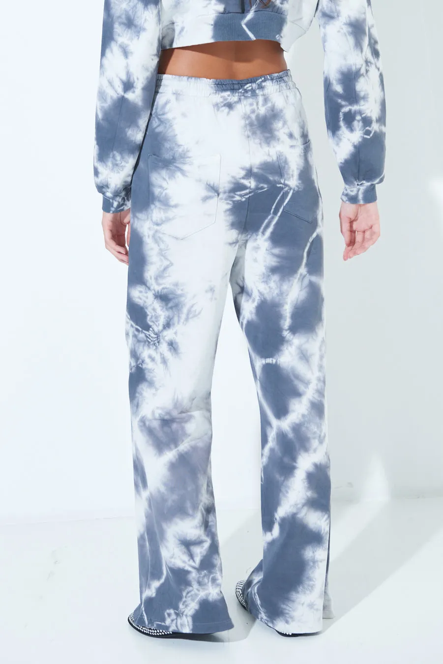 Tie-dye wide-leg pants wholesale