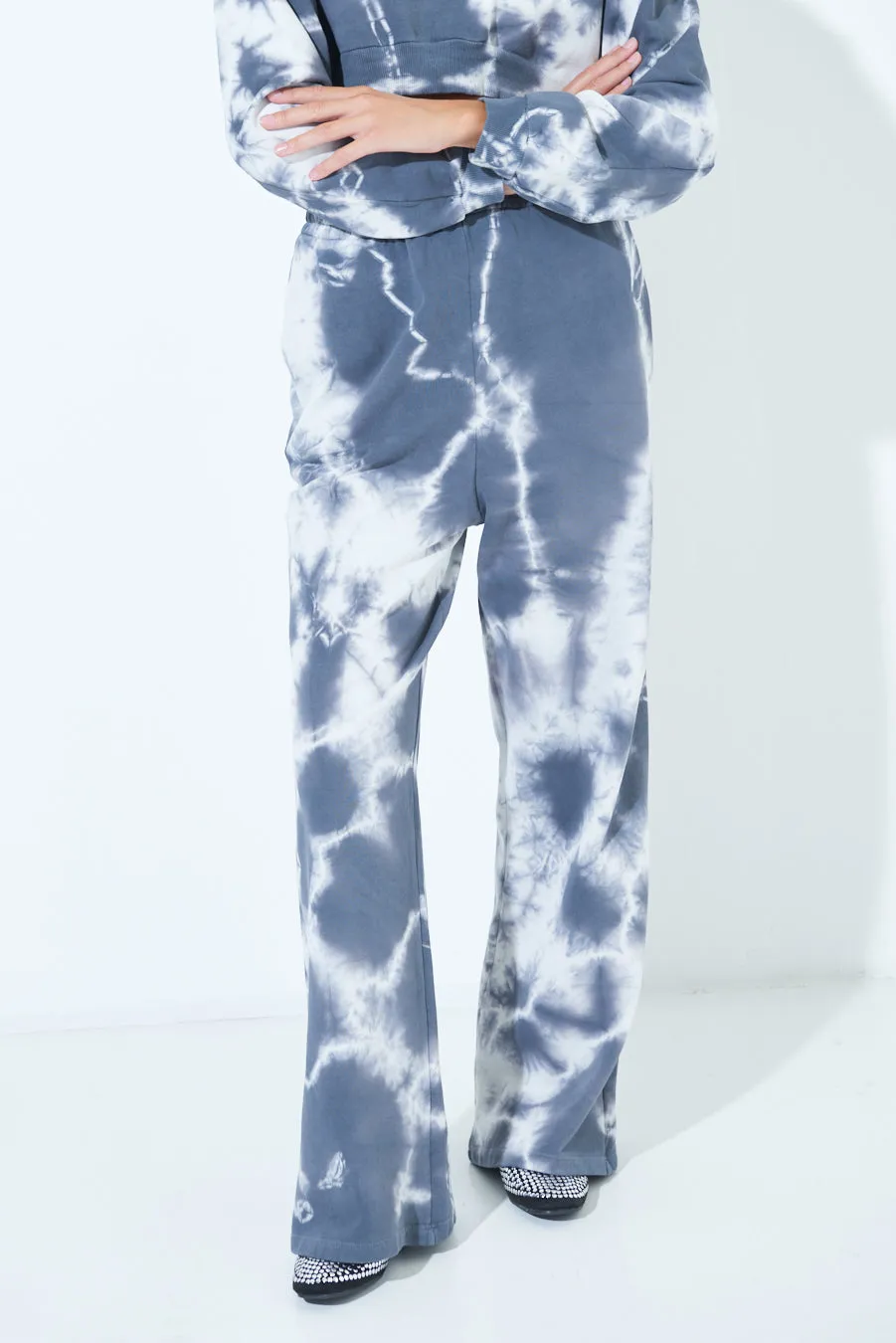 Tie-dye wide-leg pants wholesale
