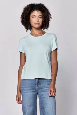 UNITY CREW NECK SHORT SLEEVE RELAXED FIT TOP MOONLIGHT JADE