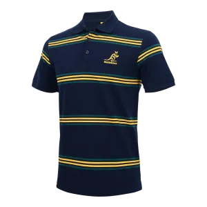 Wallabies Stripe Pique Polo