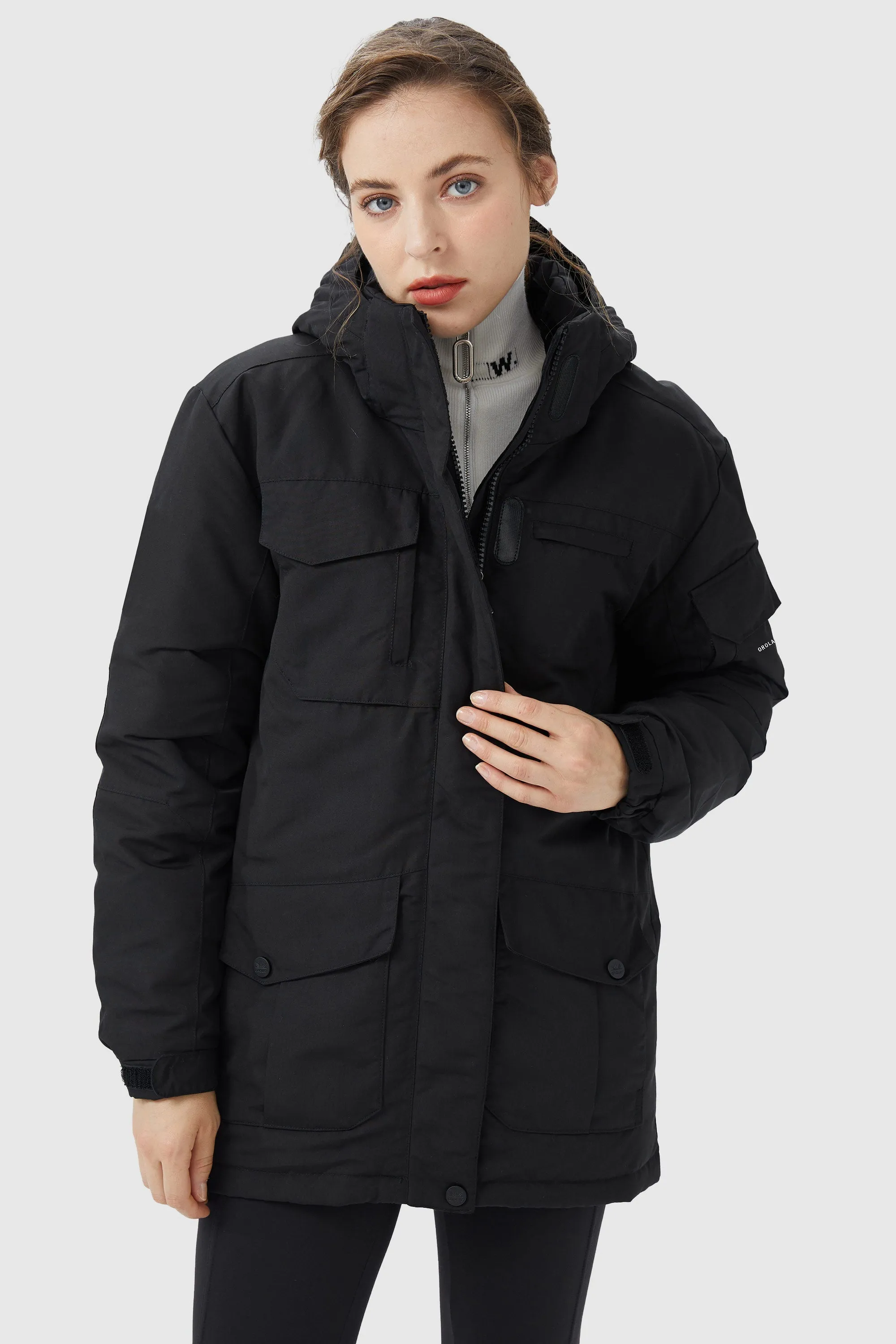 Warm Multiple Pockets Parka Jacket
