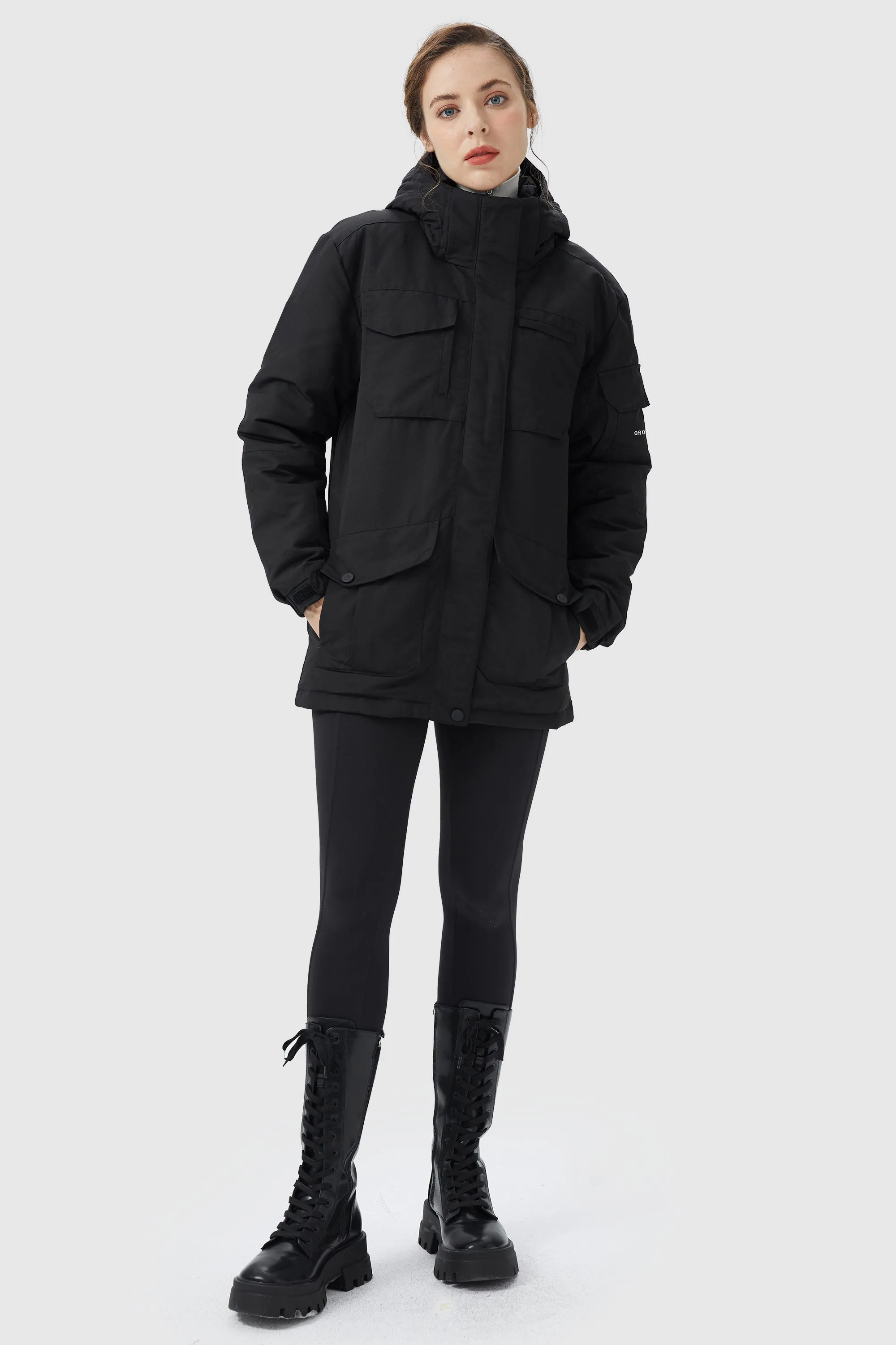 Warm Multiple Pockets Parka Jacket