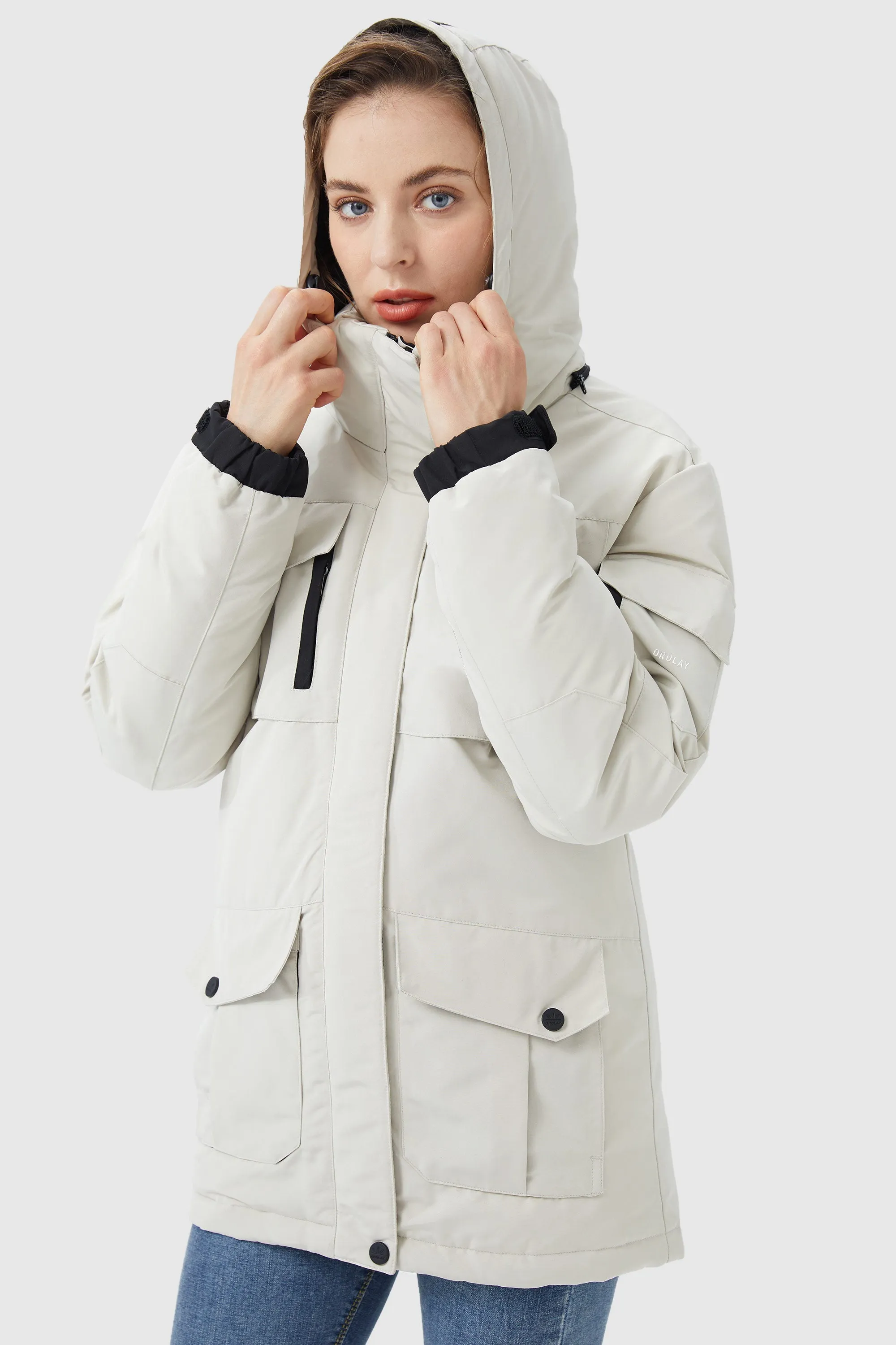 Warm Multiple Pockets Parka Jacket