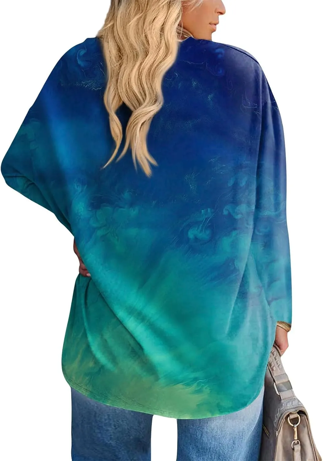 Womens Long Sleeve Tops Oversized V Neck Sweatshirts Casual Trendy Shirts Fall Winter Clothes 2024