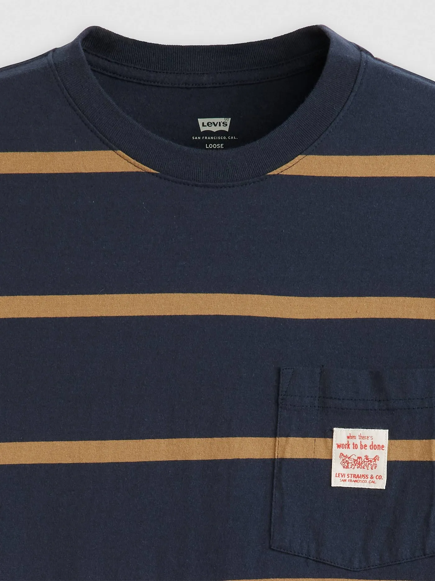 Workwear Louie Navy Blazer Ermine T-Shirt