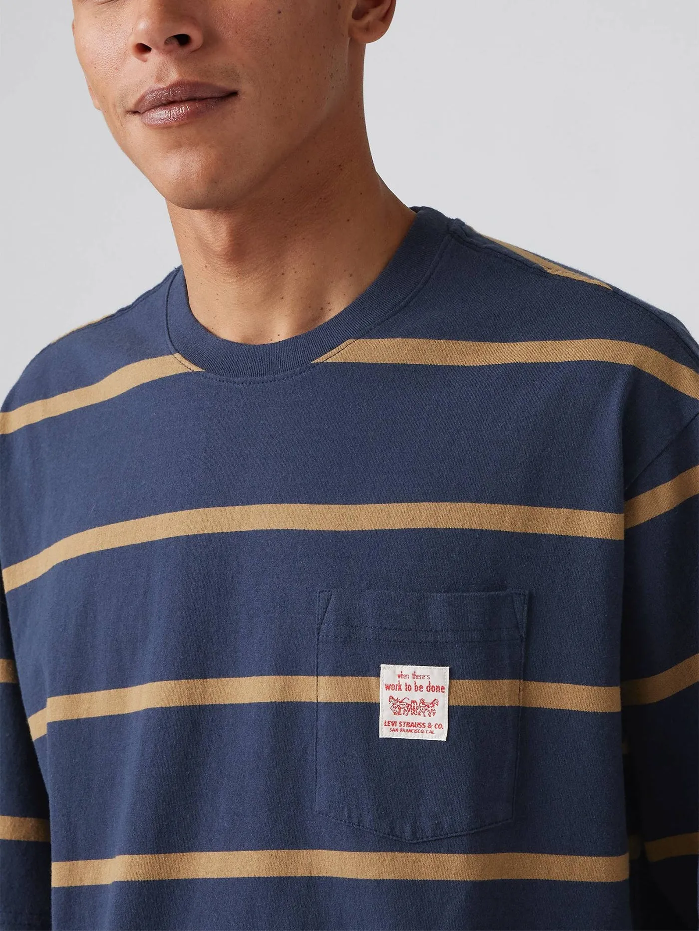 Workwear Louie Navy Blazer Ermine T-Shirt